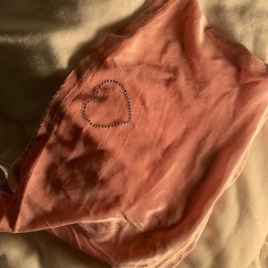 pink hearted crop top